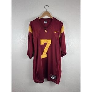 Vintage Nike USC Trojans Football Jersey #7 – Cardinal & Gold